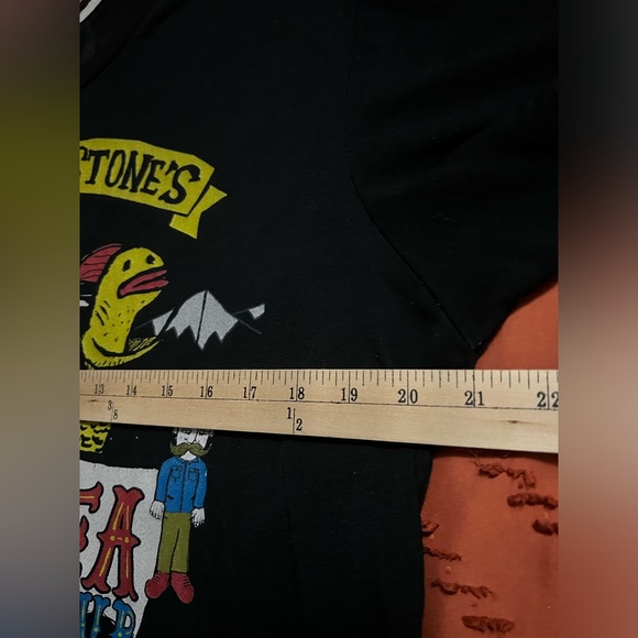 Volcom Stone's Deep Sea Fishing Club T-Shirt Patrick Carrie, Size L - Picture 7 of 10